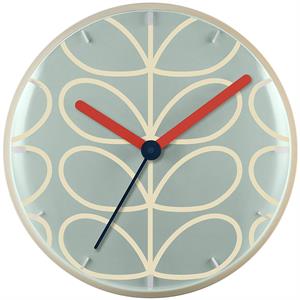 Orla Kiely Pale Blue Wall Clock